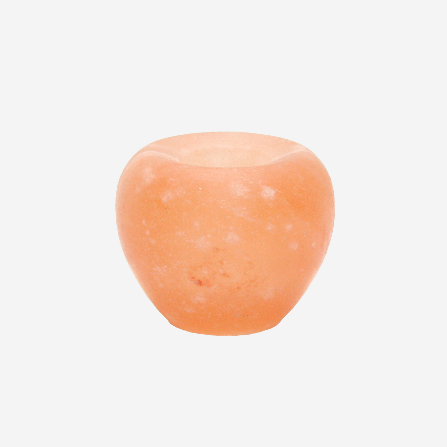 Apple Shape Himalayan Salt Candle Holder