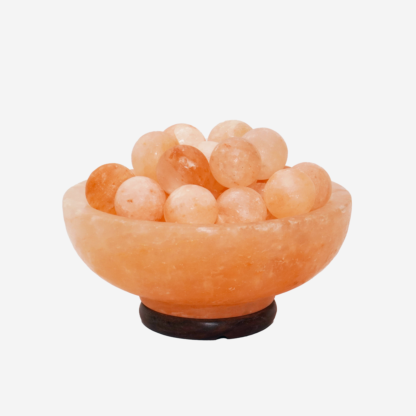 Fire Bowl with Balls Himalayan Salt Lamp - 10 Inches Wide