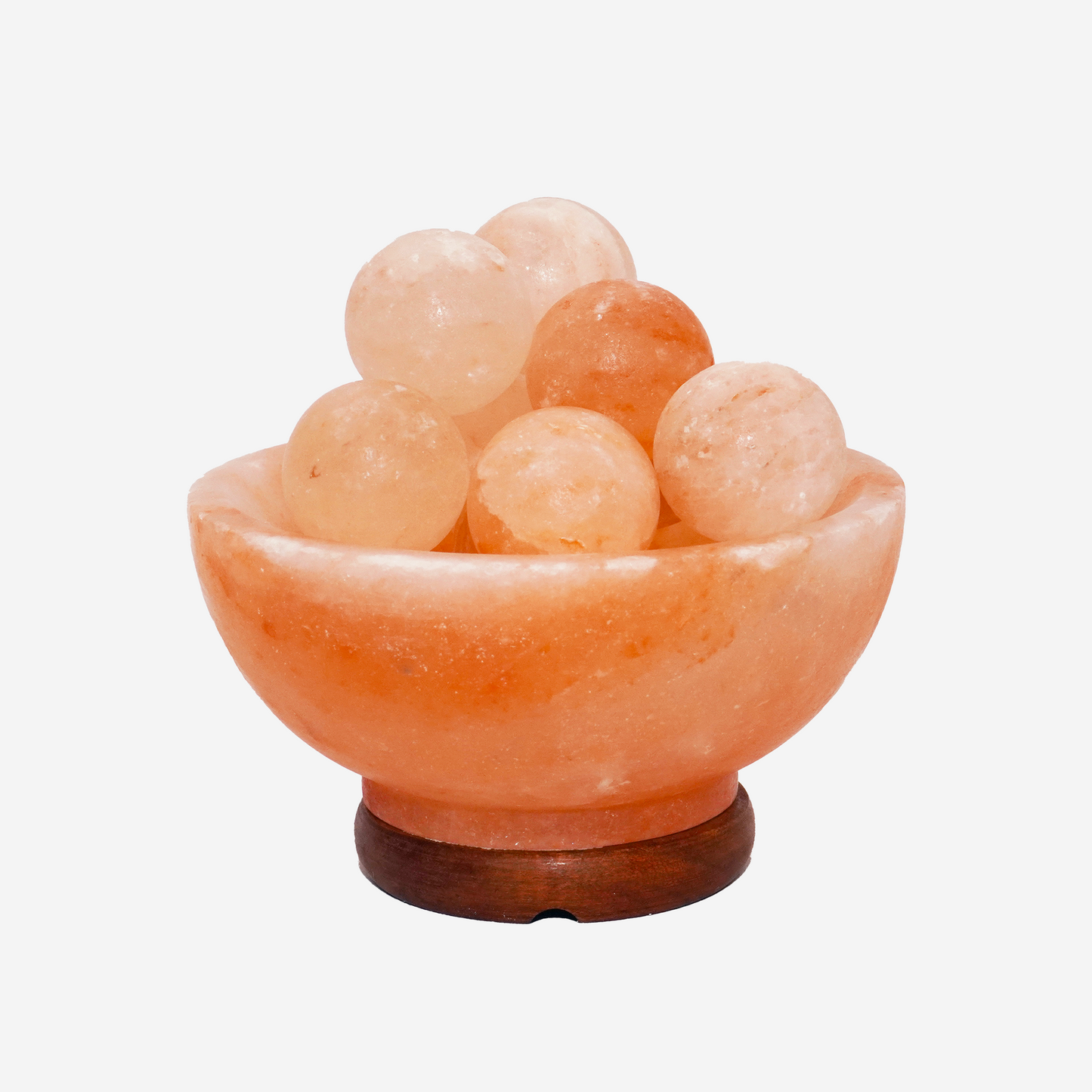 Fire Bowl with Balls Himalayan Salt Lamp - 7 Inches Wide