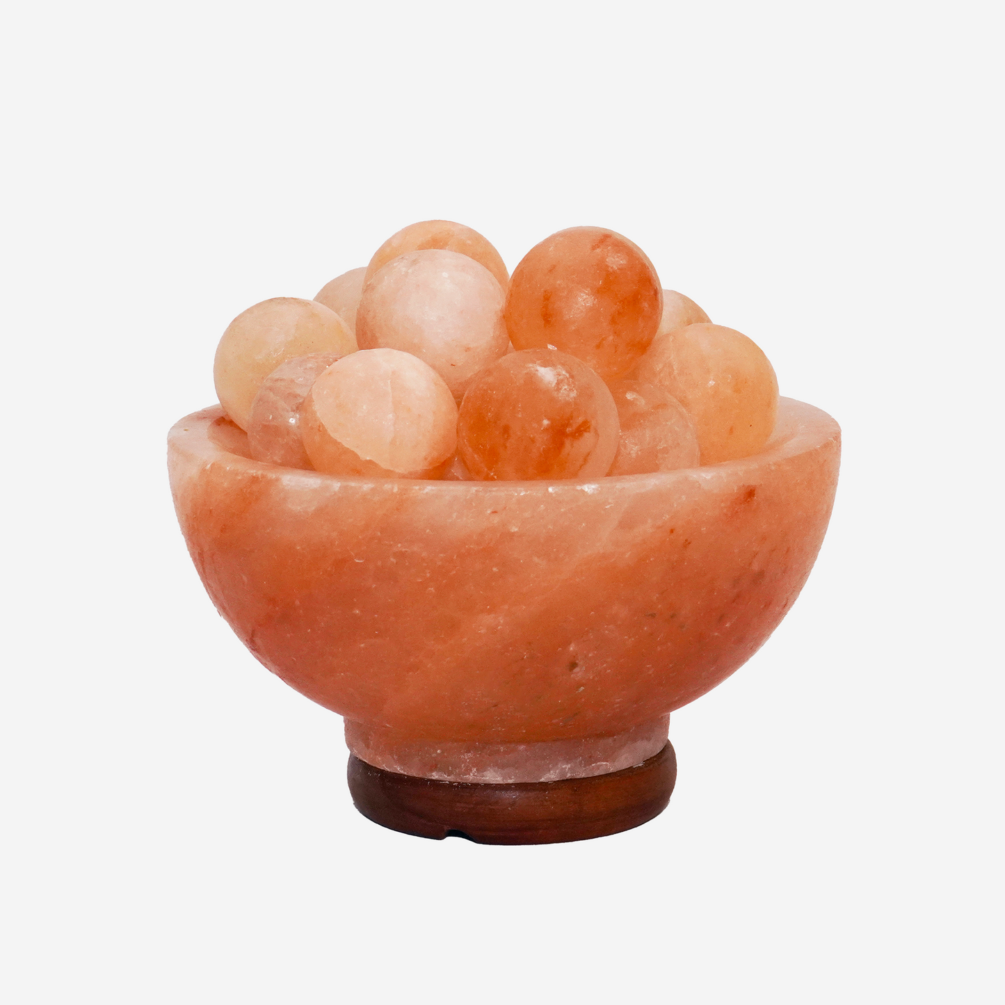 Fire Bowl with Balls Himalayan Salt Lamp - 8 Inches Wide