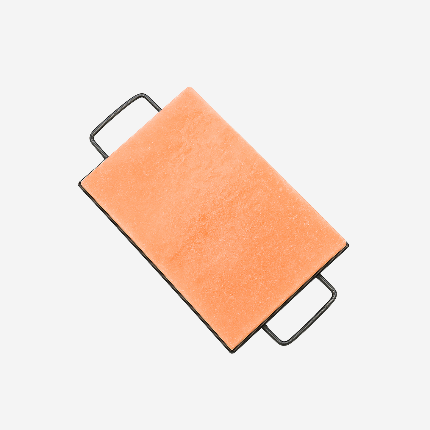 Himalayan Salt Cooking Tile with Iron Frame - Rectangle