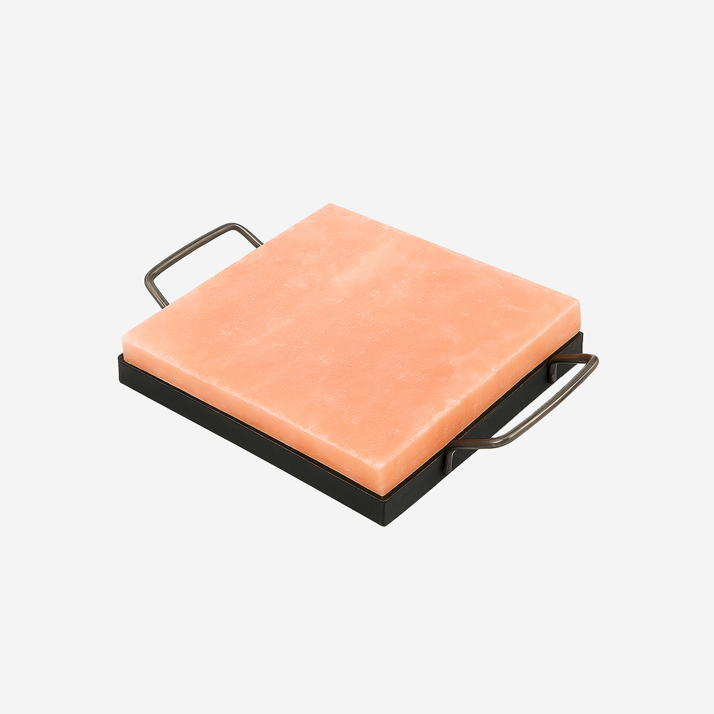 Himalayan Salt Cooking Tile with Iron Frame - Square