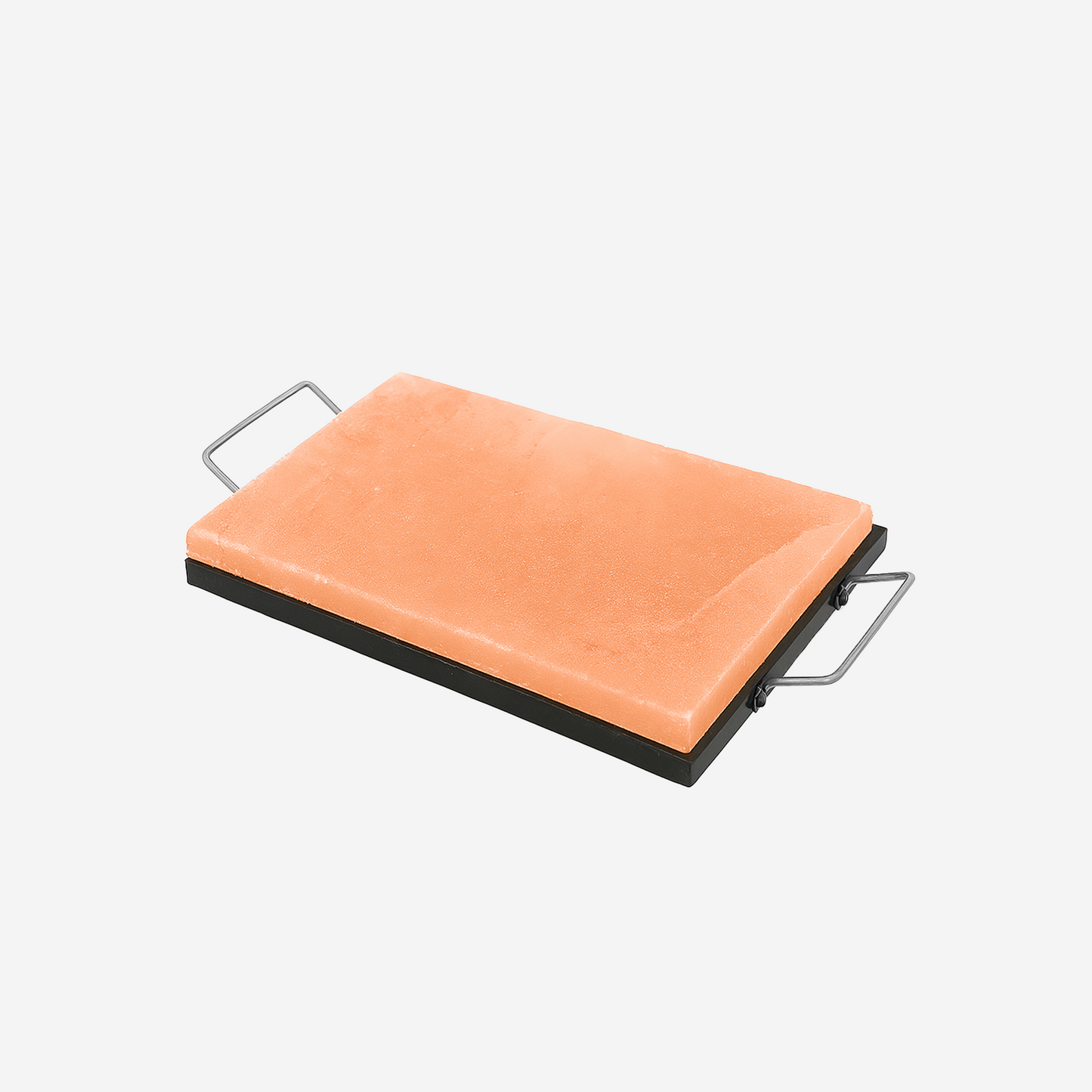 Himalayan Salt Cooking Tile with Stainless Steel Frame - Rectangle