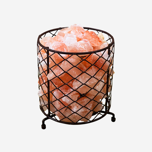 Chain Iron Basket Himalayan Salt Lamp