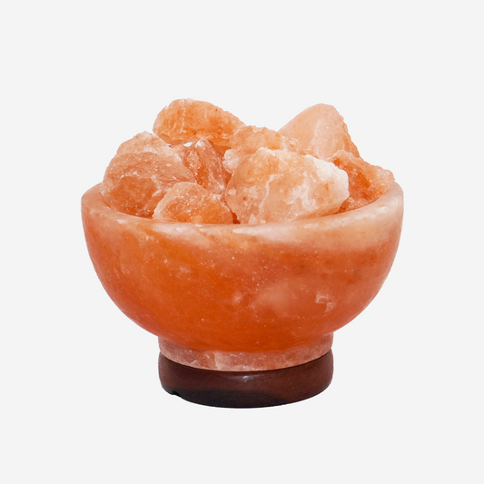 Fire Bowl Himalayan Salt Lamp - 6 Inches Wide