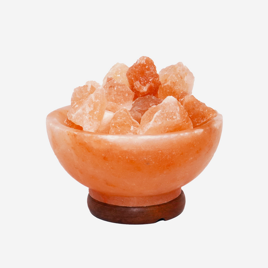Fire Bowl Himalayan Salt Lamp - 7 Inches Wide