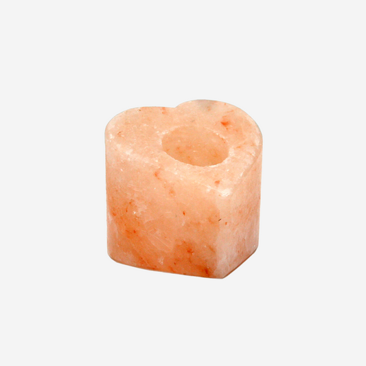 Heart Shape Himalayan Salt Candle Holder