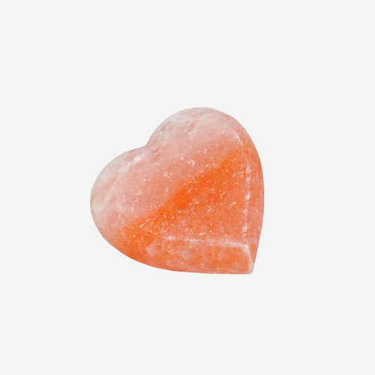 Heart Shape with Rounded Sides Himalayan Salt Massage Stone