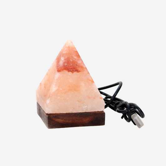 Pyramid Shape Himalayan Salt USB Lamp