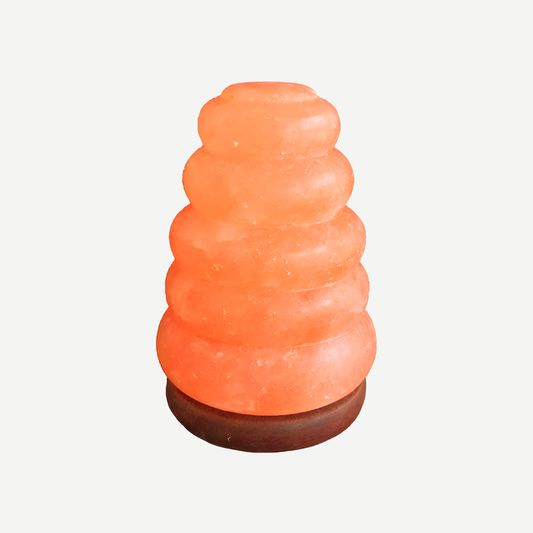 Ring Tower Shape Himalayan Salt Lamp