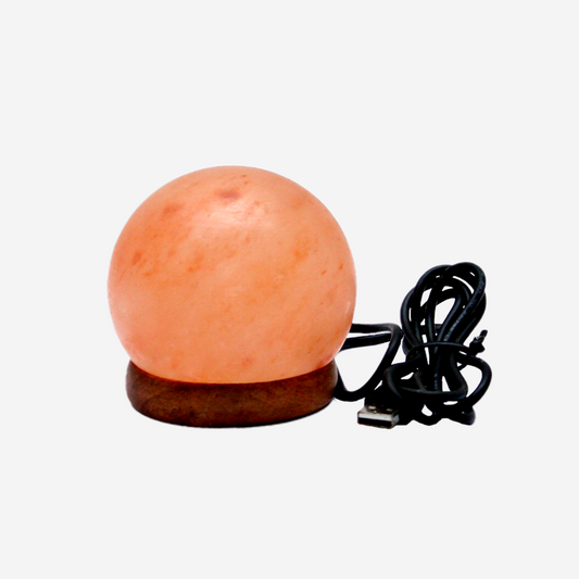 Sphere Shape Himalayan Salt USB Lamp