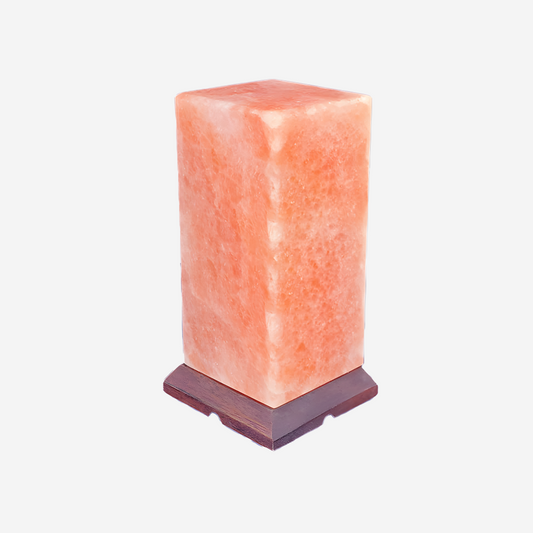 Tall Rectangle Shape Himalayan Salt Lamp