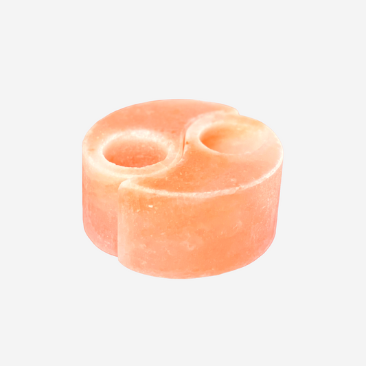 Yin Yang Shape Himalayan Salt Candle Holder